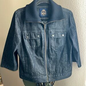 Talbots jean jacket